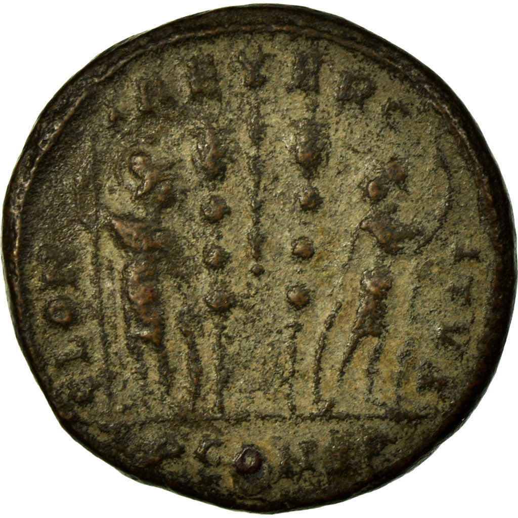 Constantine I, Nummus, Arles, Copper, AU(50-53), Cohen:256