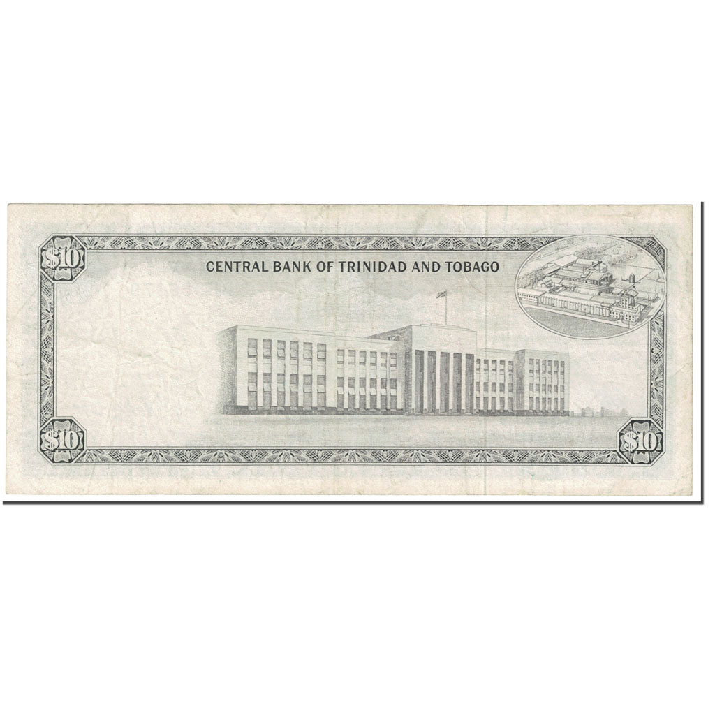 Trinidad and Tobago, 10 Dollars, Undated (1964), EF(40-45)