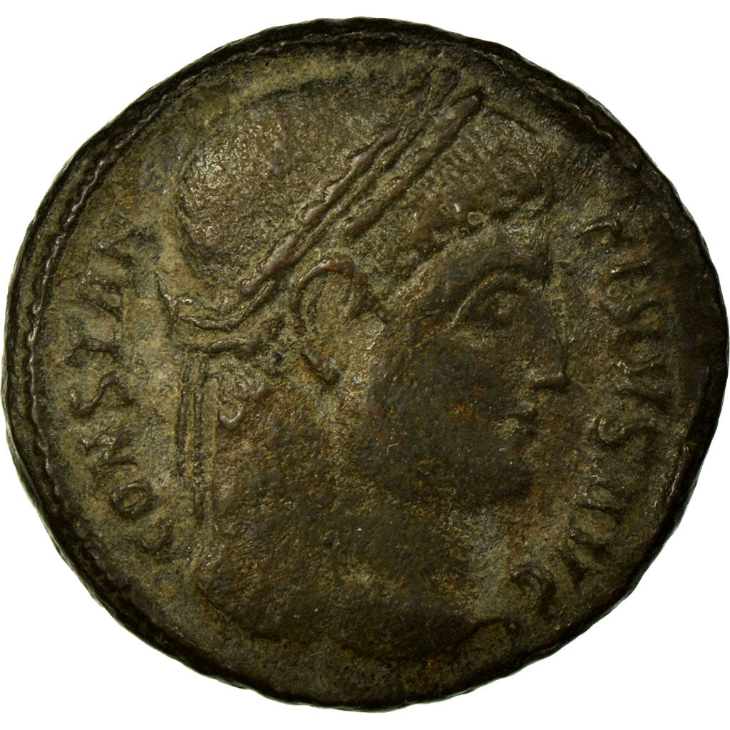 Constantijn I, Nummus, Thessalonica, Koper, ZF+, Cohen:454