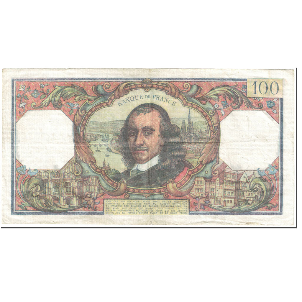 France, 100 Francs, 100 F 1964-1979 ''Corneille'', 1976, 1976-01-02, TB