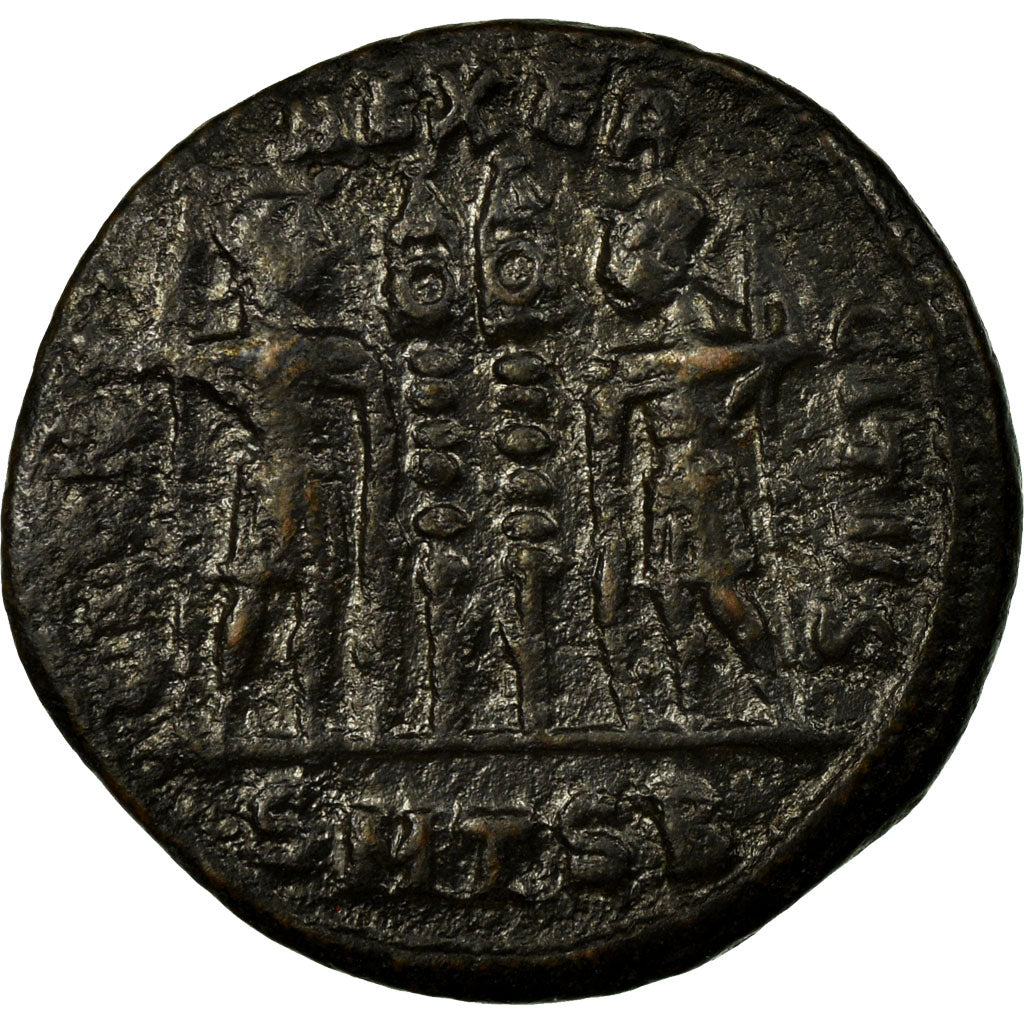 Constantijn II, Nummus, Thessalonica, Koper, ZF, Cohen:122