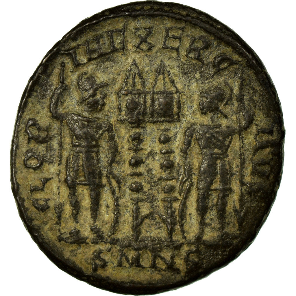 Constantine II, Nummus, Nicomedia, Copper, AU(50-53), Cohen:122
