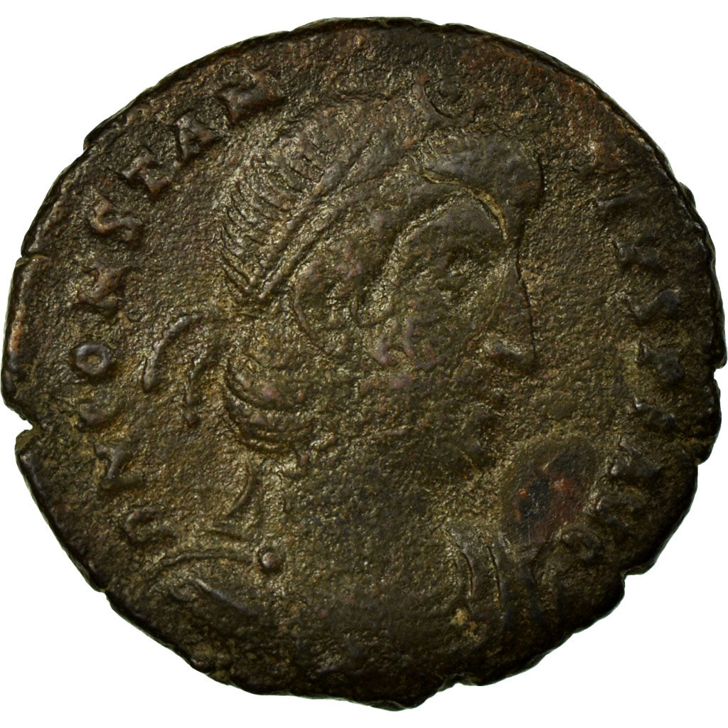 Constantius II, Nummus, Cobre, BC+, Cohen:45