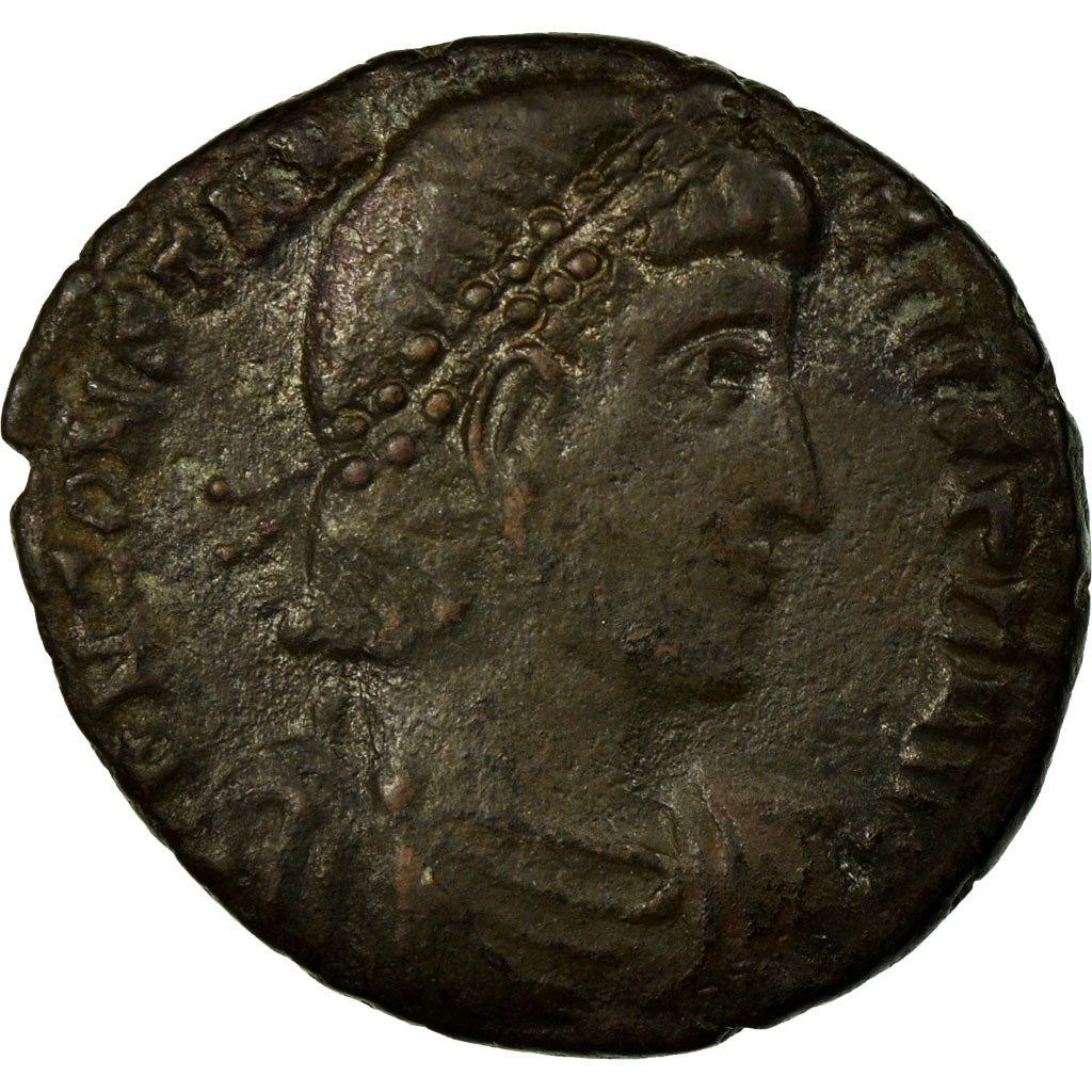 Constance II, Nummus, Constantinople, Cuivre, TTB, Cohen:57