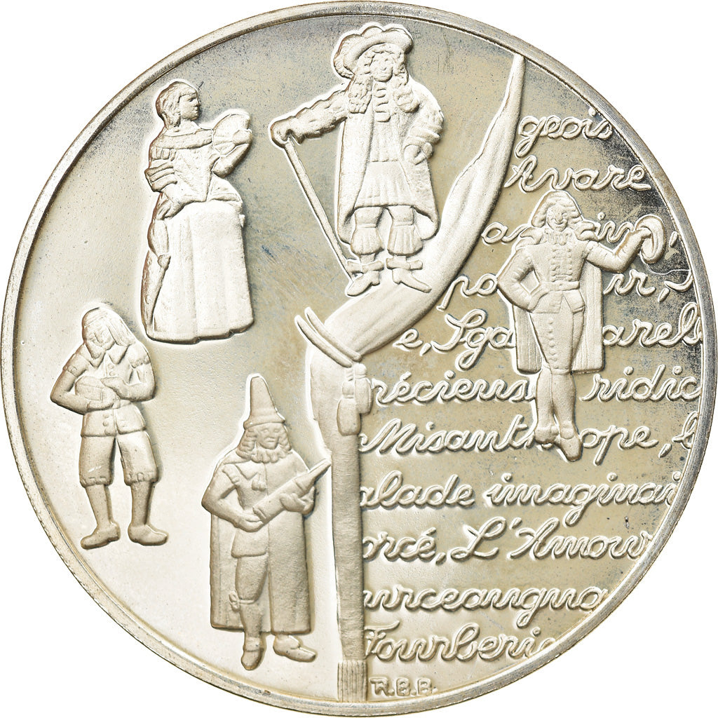 France, Medal, Molière, Arts & Culture, MS(64), Silver