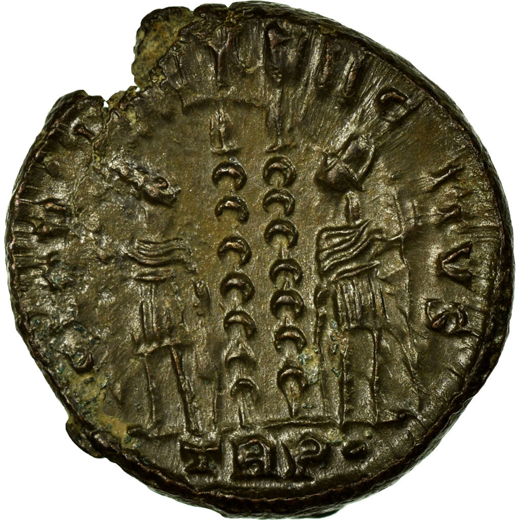 Constantius II, Nummus, Trier, Copper, EF(40-45), Cohen:104