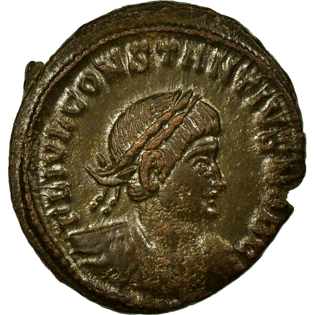 Constantius II, Nummus, Trier, Koper, ZF, Cohen:104