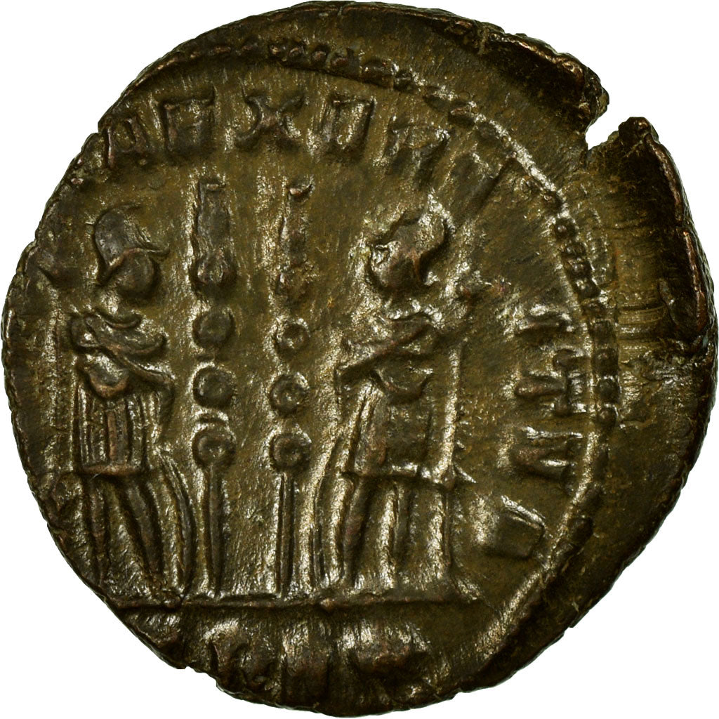 Constantius II, Nummus, Trier, Copper, EF(40-45), Cohen:104