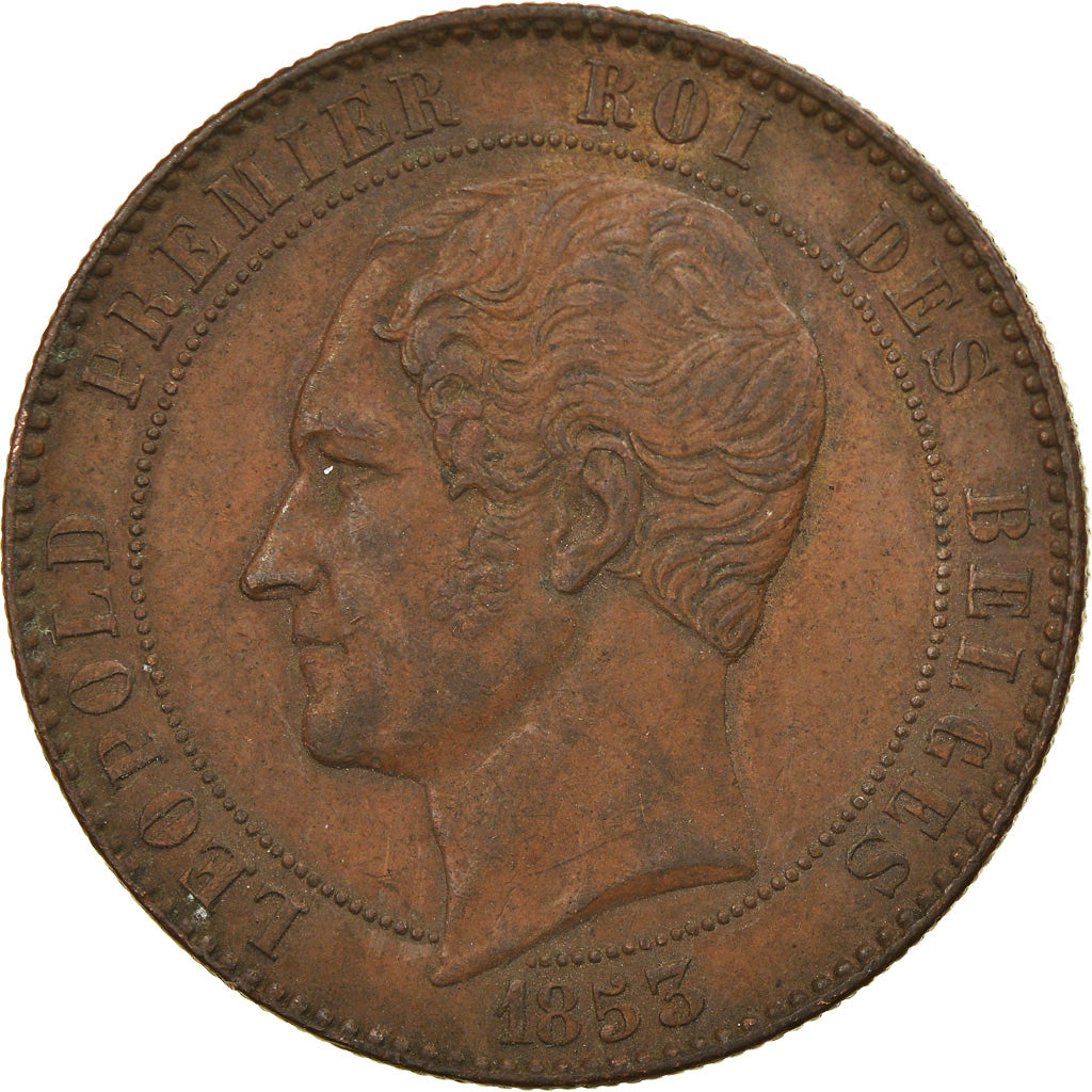 Munten, België, Mariage du Duc de Brabant, 10 Centimes, 1853, ZF, Koper, KM:1.1