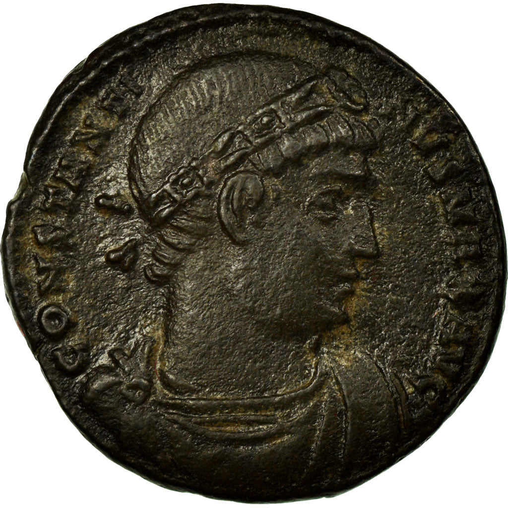 Constantine I, Nummus, Constantinople, Rame, SPL-, Cohen:254