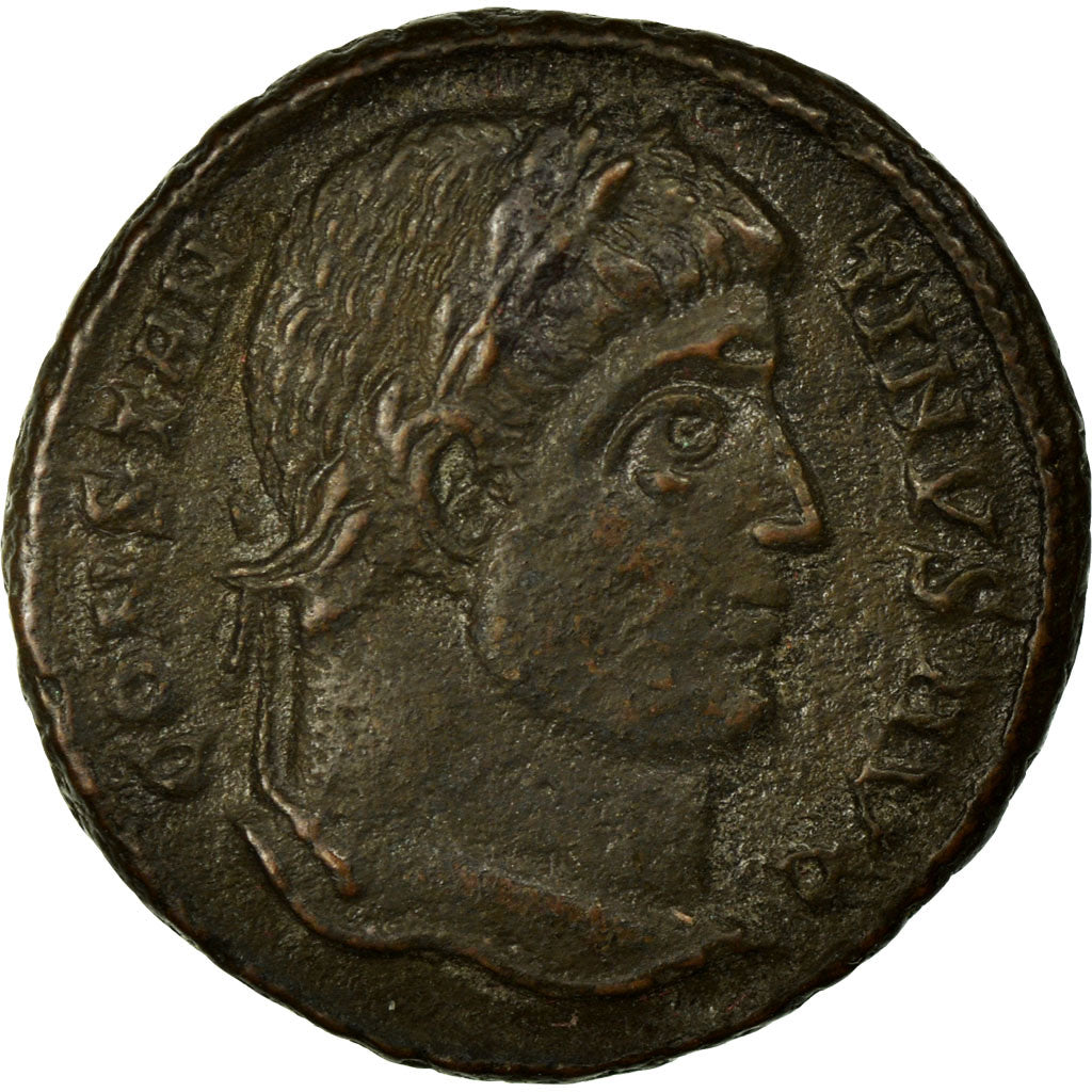 Constantine I, Nummus, Siscia, Copper, AU(55-58), Cohen:454