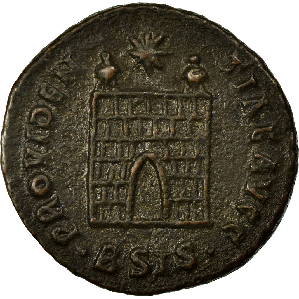 Constantine I, Nummus, Siscia, Copper, AU(55-58), Cohen:454