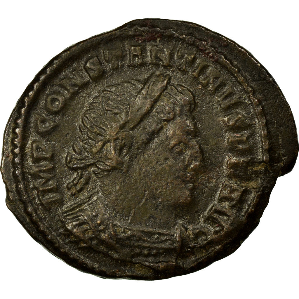Constantine I, Follis, Ticinum, Copper, AU(55-58), Cohen:521