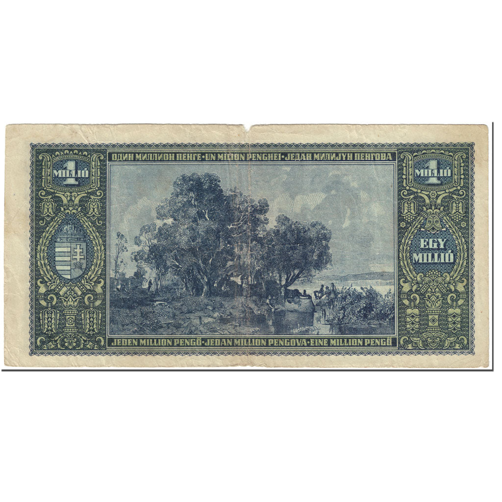 Banknote, Hungary, 1,000,000 Pengö, 1945, 1945-11-16, KM:122, VF(20-25)