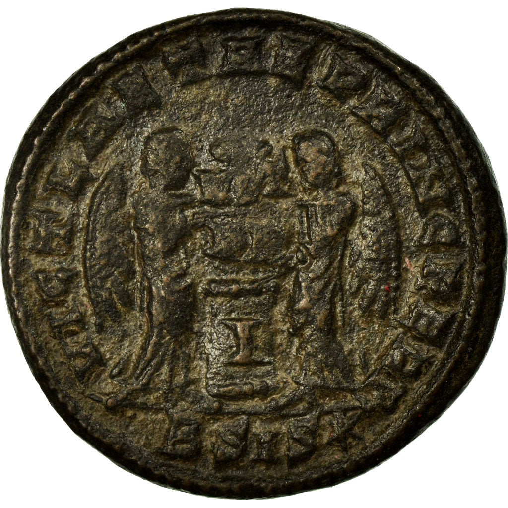 Licinius I, Nummus, 319, Siscia, Copper, AU(55-58), Cohen:170