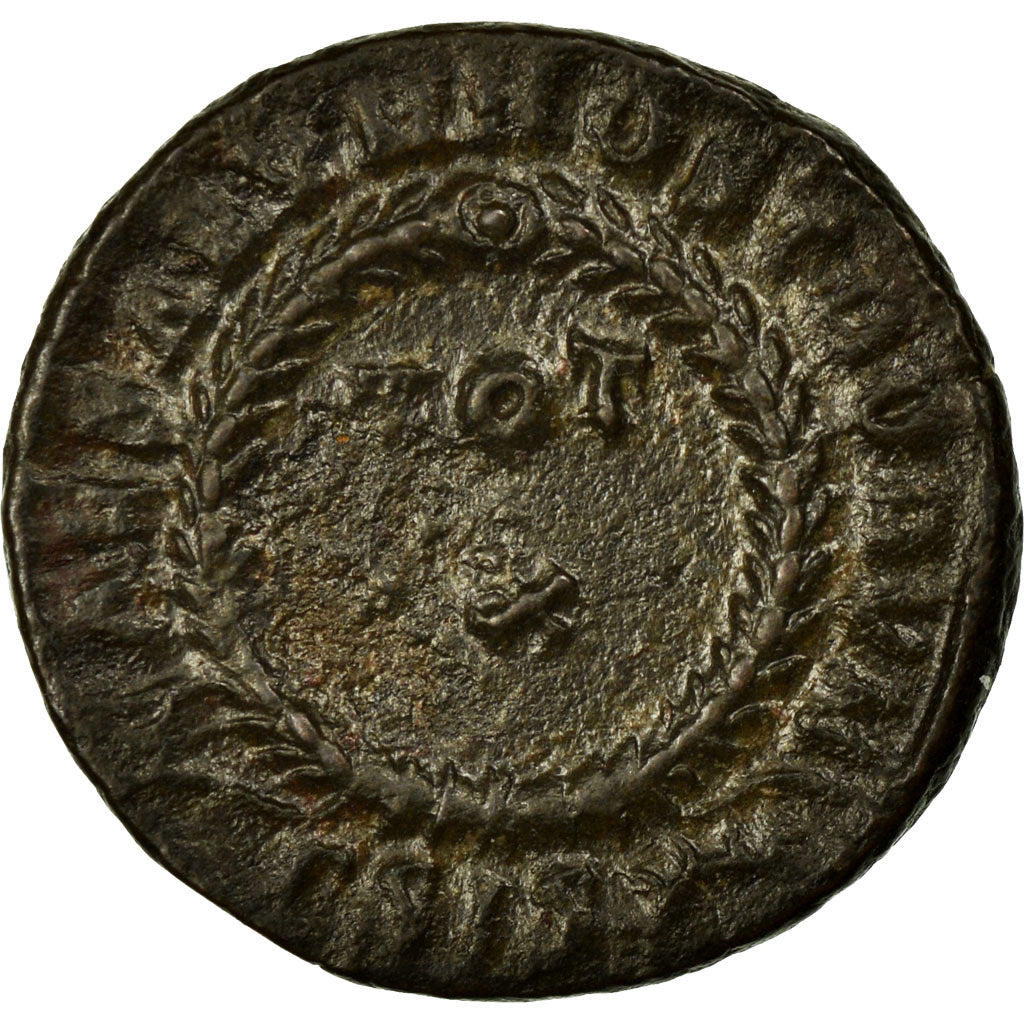 Crispus, Nummus, Siscia, Copper, AU(50-53), Cohen:44