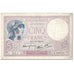 Francia, 5 Francs, Violet, 1940, 1940-12-05, MB+, Fayette:4.16, KM:83