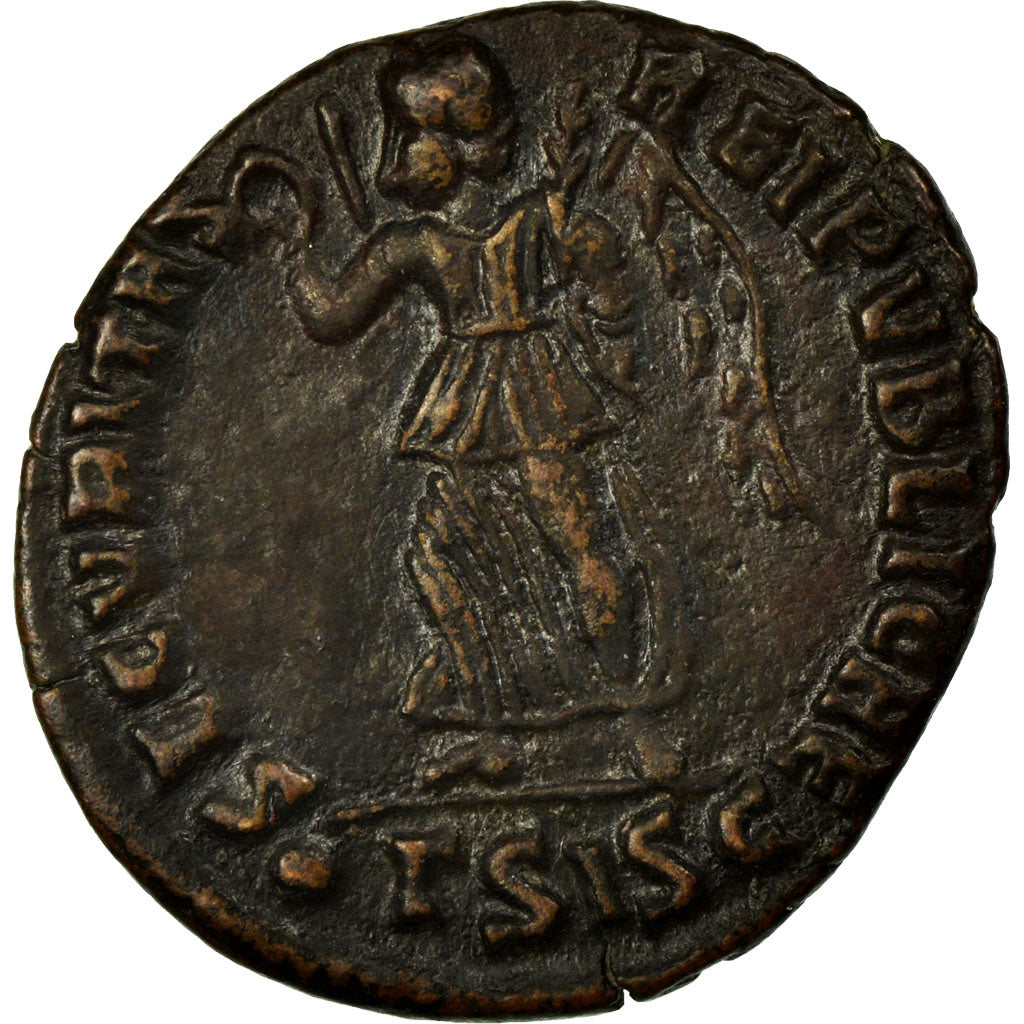 Valentinian I, Nummus, Siscia, Copper, AU(50-53), Cohen:37