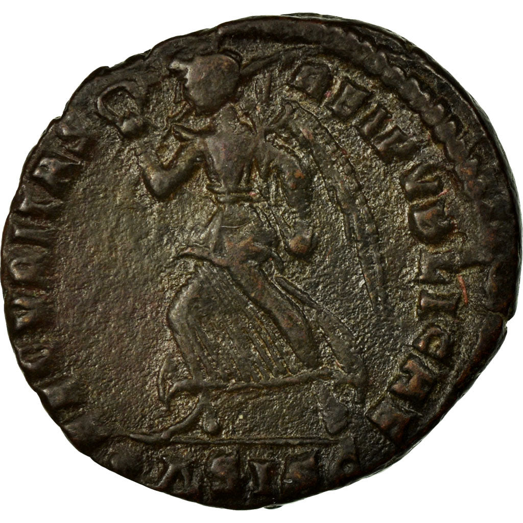 Valentinian I, Nummus, Siscia, Copper, AU(50-53), Cohen:37