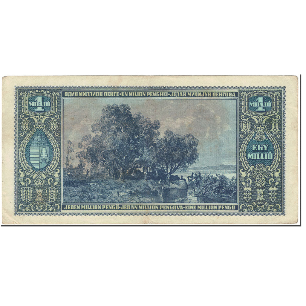 Banconote, Ungheria, 1,000,000 Pengö, 1945, 1945-11-16, KM:122, BB