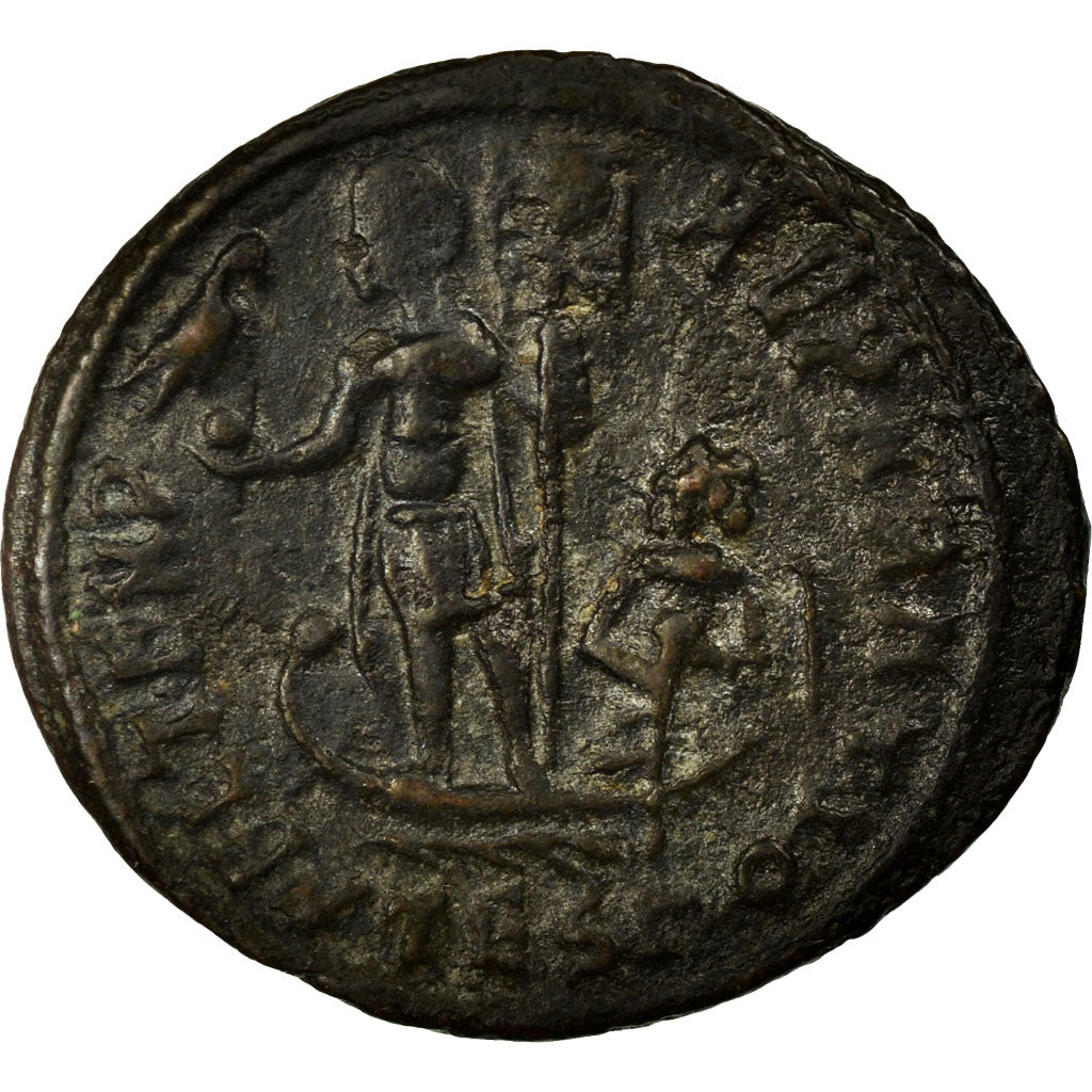 Constantius II, Nummus, Thessalonica, Kupfer, SS+, Cohen:31