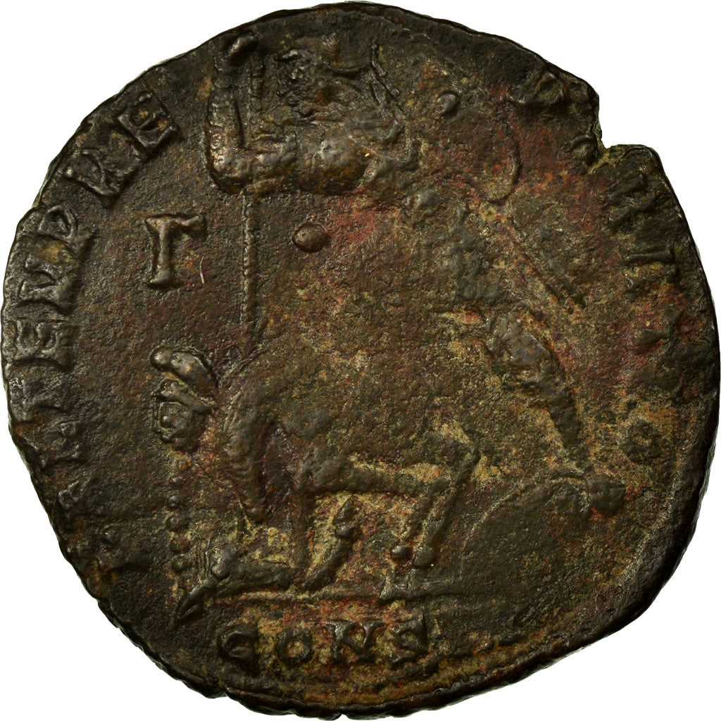 Constantius II, Maiorina, Constantinople, Copper, EF(40-45), Cohen:44