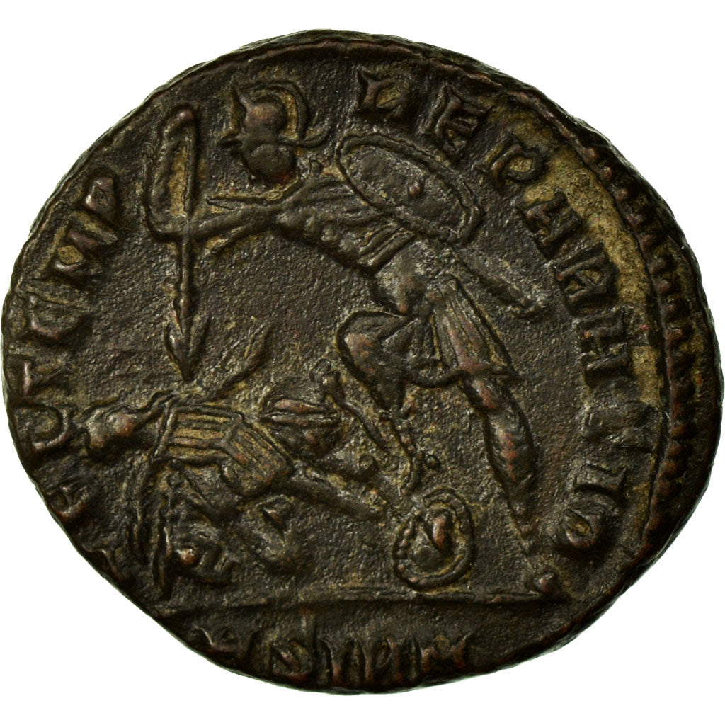 Constantius II, Nummus, Siscia, Copper, AU(55-58), Cohen:45