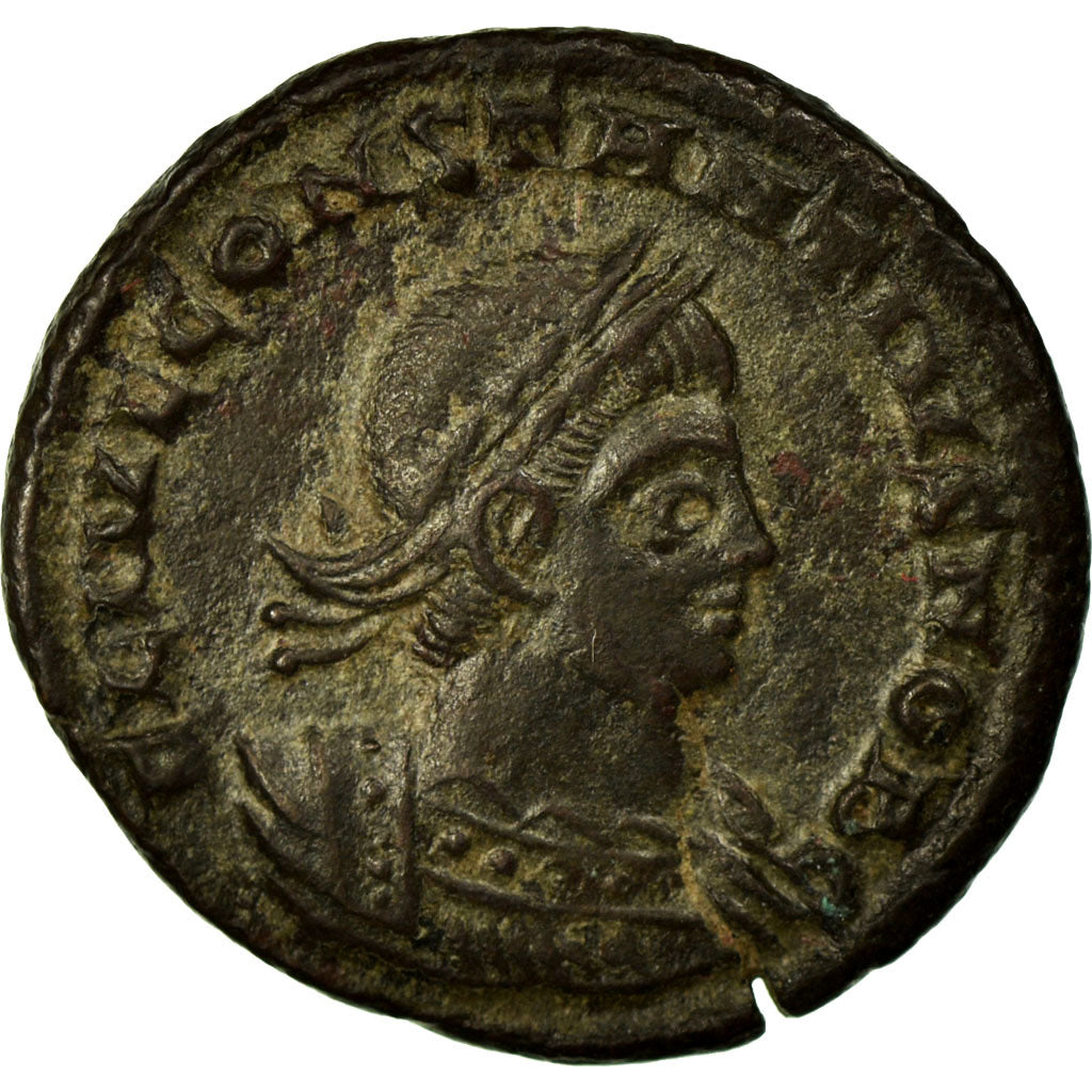 Constantius II, Nummus, Siscia, Copper, AU(50-53), Cohen:104