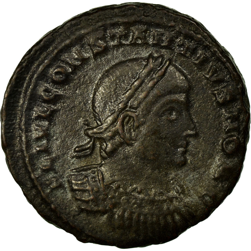 Constantius II, Nummus, Siscia, Copper, AU(50-53), Cohen:104