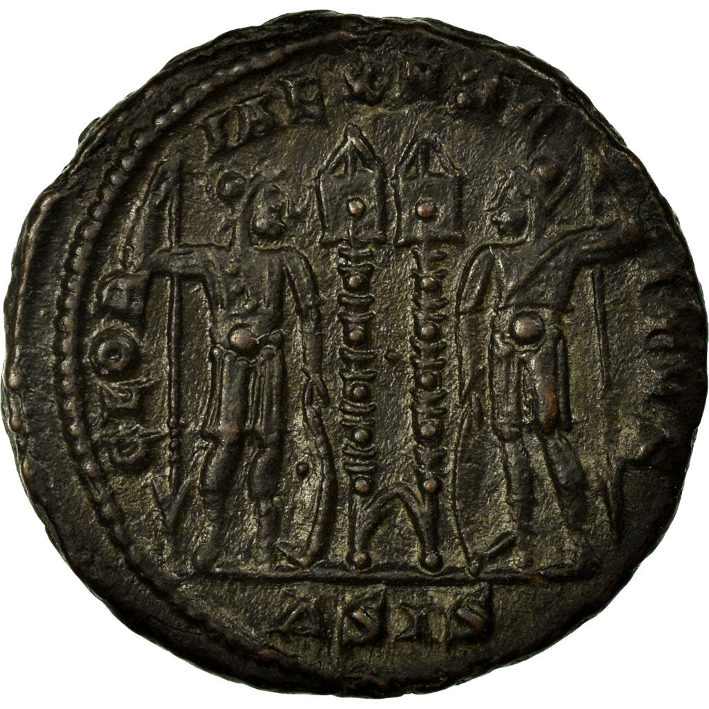 Constantius II, Nummus, Siscia, Copper, AU(50-53), Cohen:104