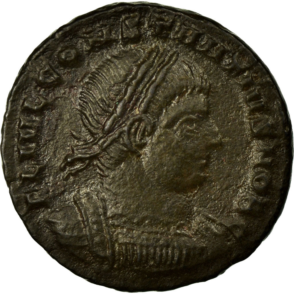 Constantius II, Nummus, Siscia, Copper, AU(55-58), Cohen:104