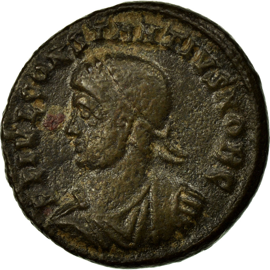 Constantius II, Nummus, Heraclea, Copper, AU(50-53), Cohen:167
