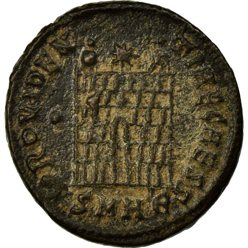 Constantius II, Nummus, Heraclea, Copper, AU(50-53), Cohen:167