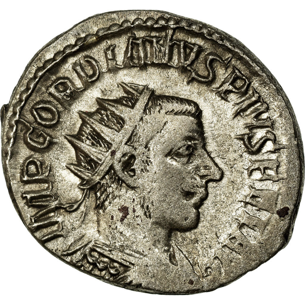Gordian III, Antoninianus, Billon, AU(55-58), Cohen:98