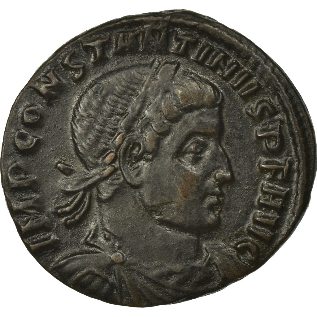 Constantin I, Nummus, Aquilée, Cuivre, TTB+, Cohen:546