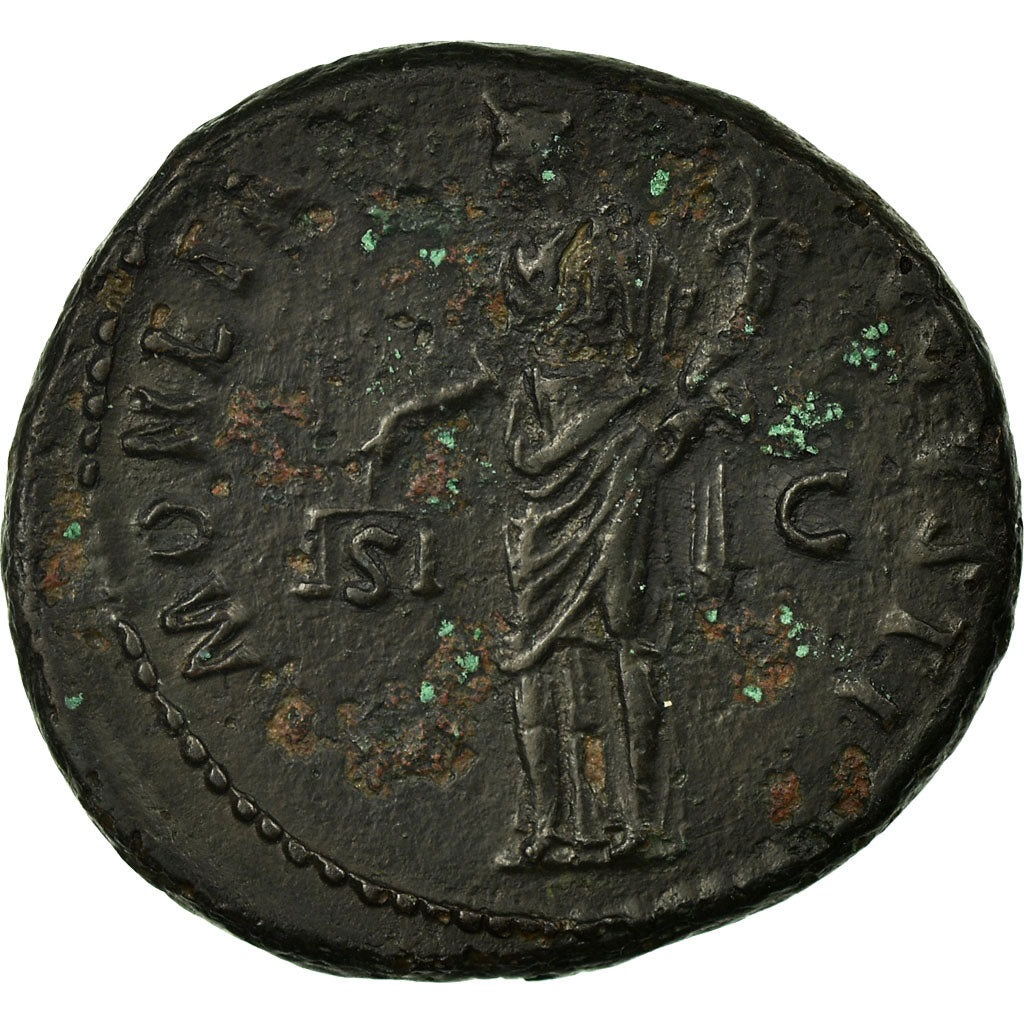 Domitia, As, Rome, Miedź, EF(40-45), Cohen:329