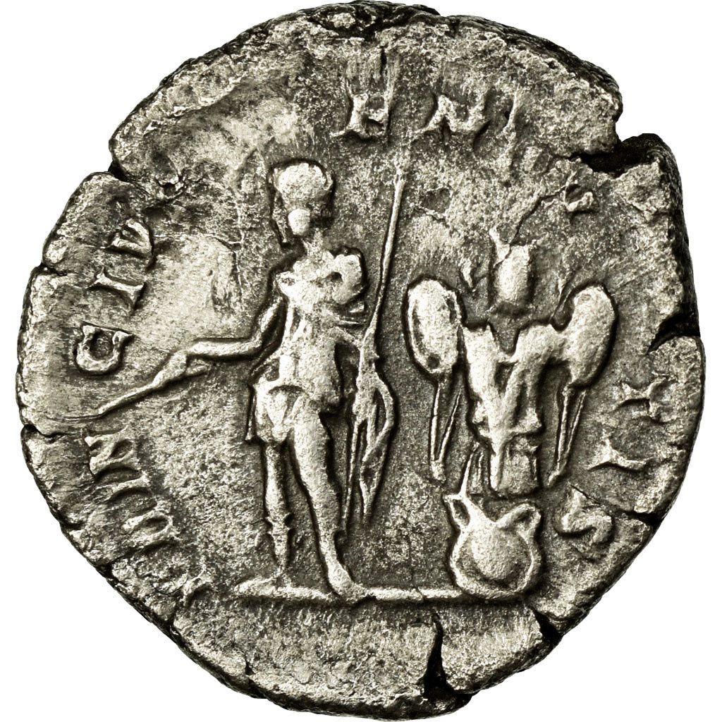 Geta, Denarius, Silver, AU(50-53), Cohen:157