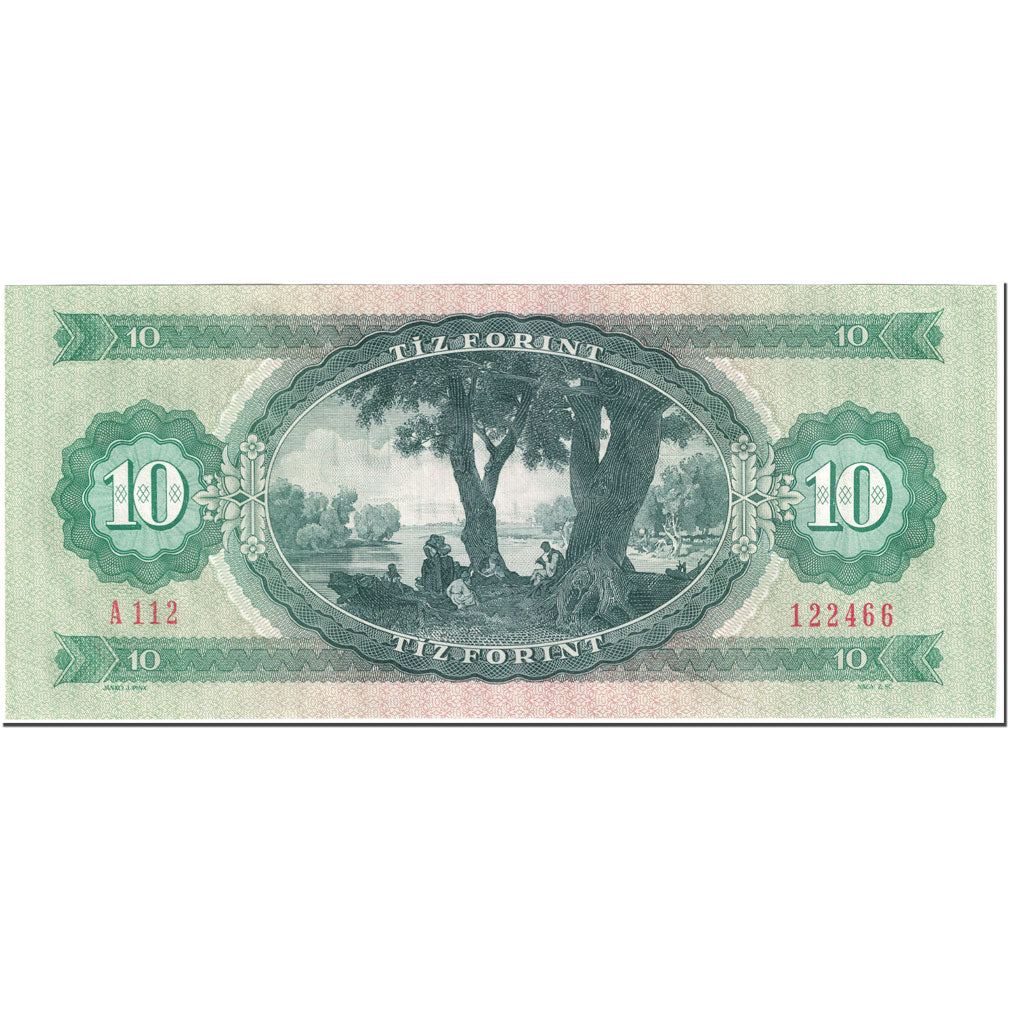 Biljet, Hongarije, 10 Forint, 1975, 1975-10-28, KM:168e, NIEUW