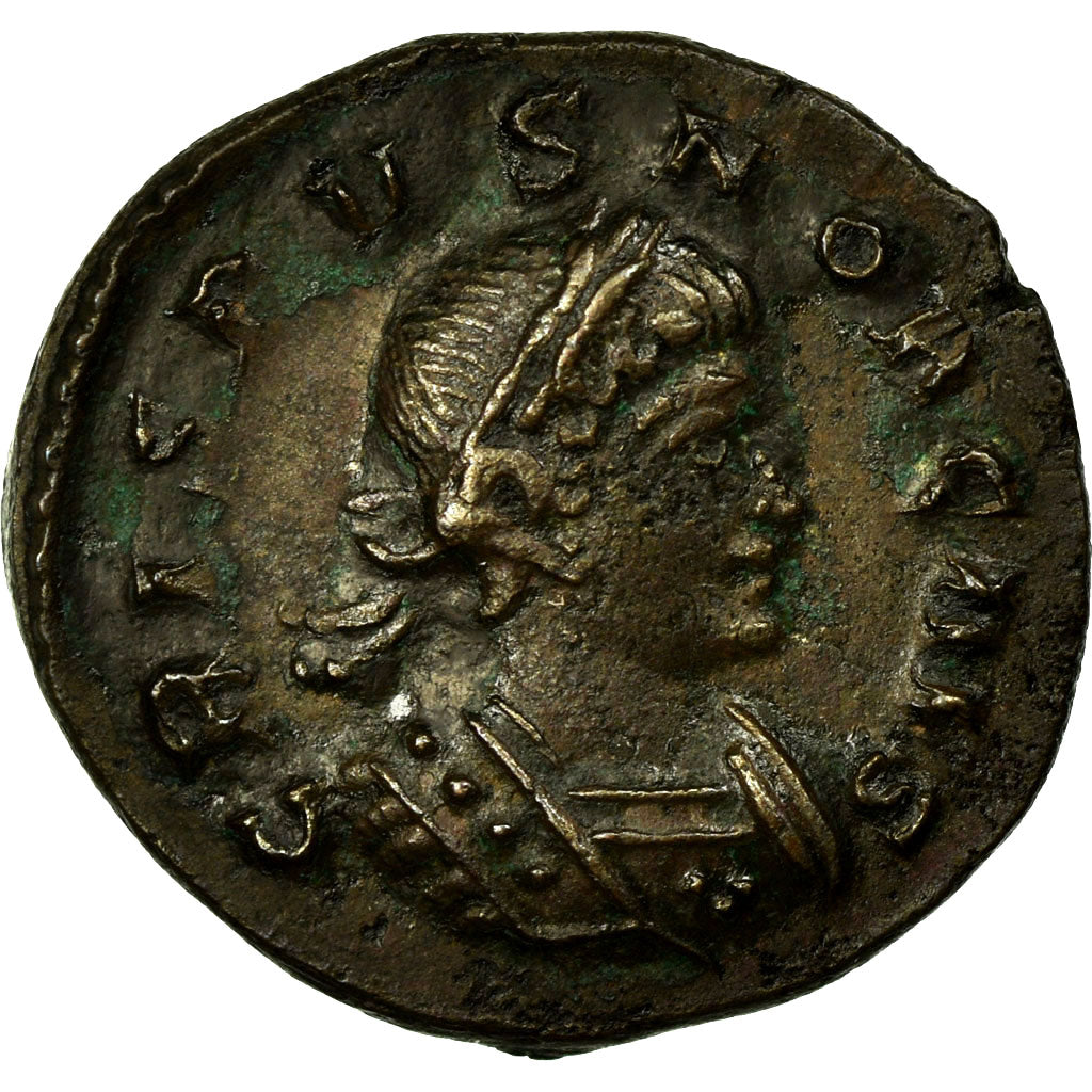 Crispus, Nummus, London, Copper, AU(55-58), Cohen:136