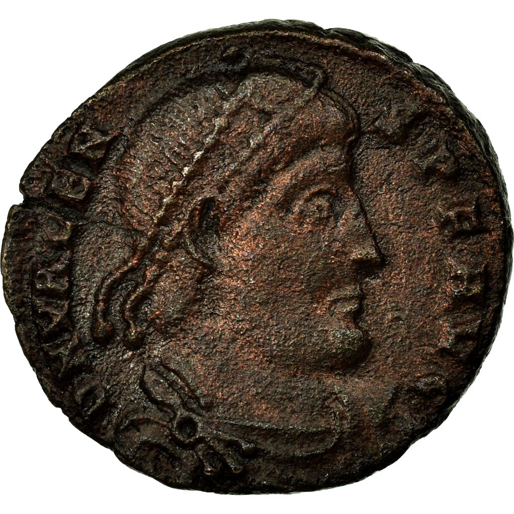 Valens, Nummus, Siscia, Copper, AU(50-53), Cohen:11