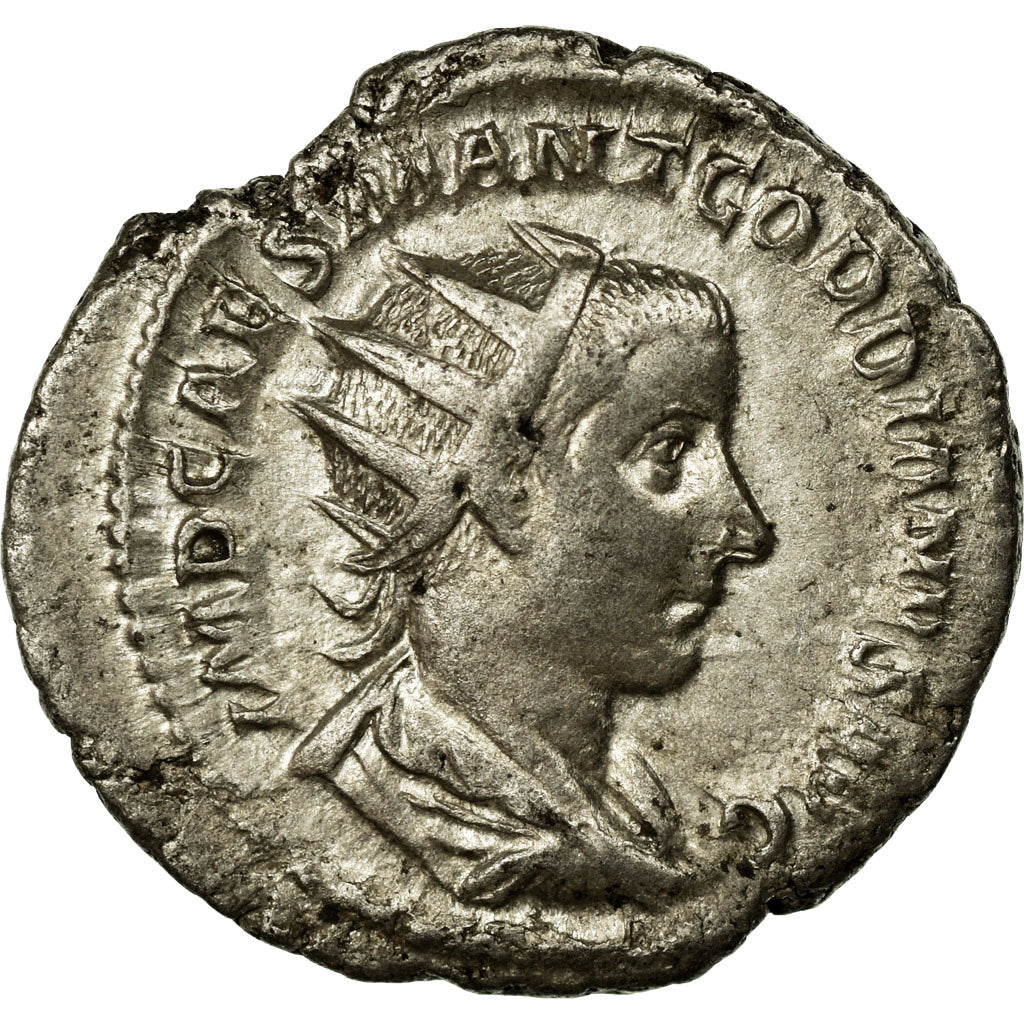Gordian III, Antoninianus, Billon, AU(50-53), Cohen:50