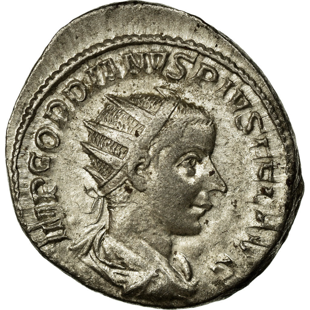 Gordian III, Antoninianus, Billon, AU(50-53), Cohen:109