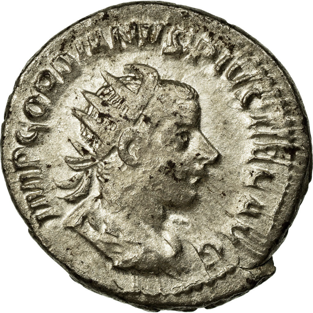 Gordian III, Antoninianus, Billon, AU(55-58), Cohen:121