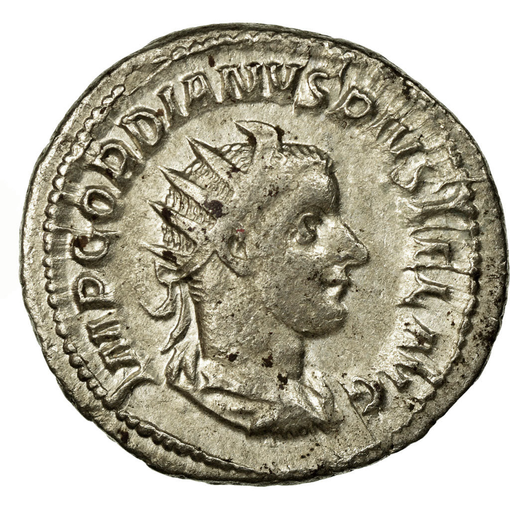 Gordian III, Antoninianus, Billon, AU(55-58), Cohen:155