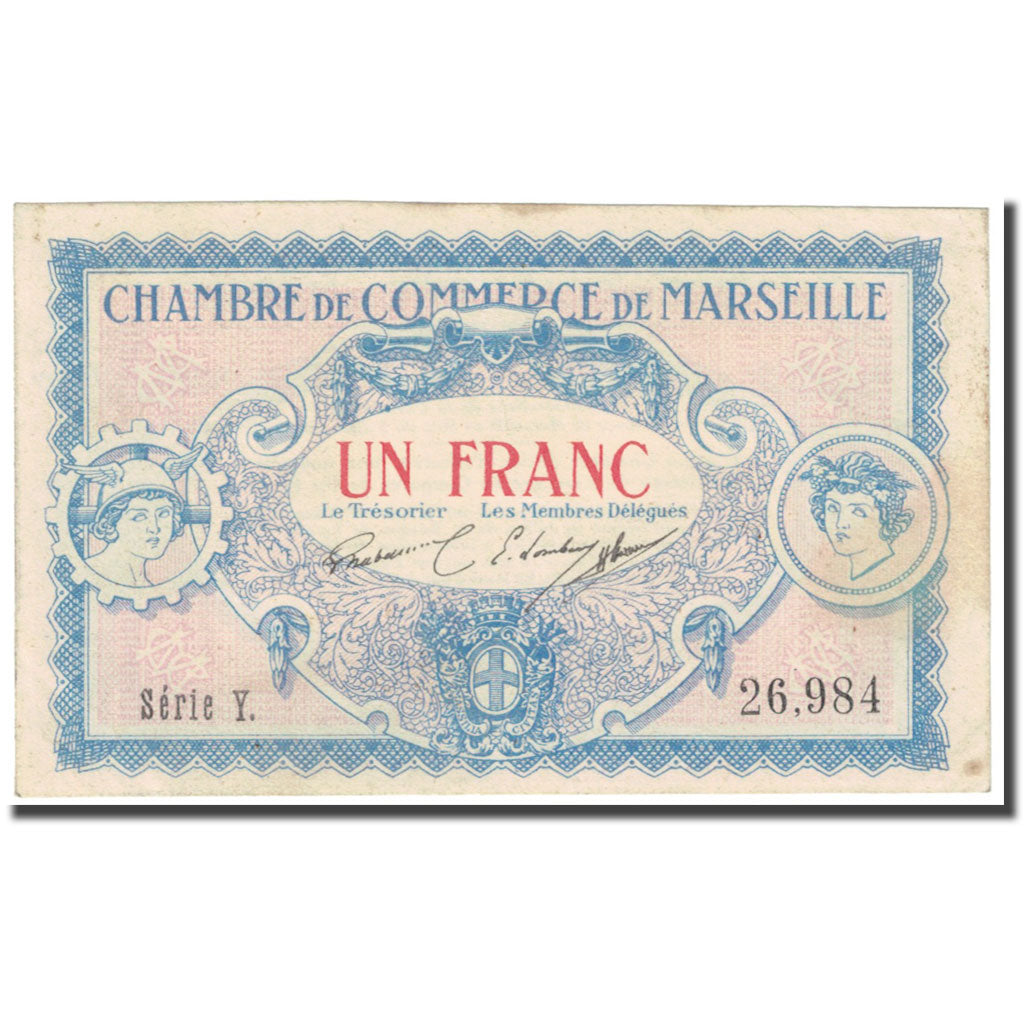 Francia, Marseille, 1 Franc, 1917, MBC, Pirot:79-64
