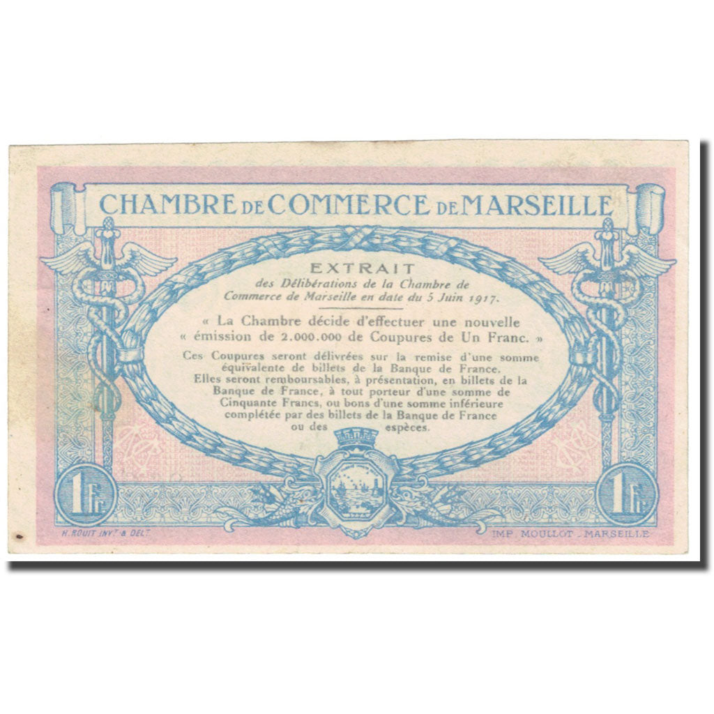 Francia, Marseille, 1 Franc, 1917, MBC, Pirot:79-64