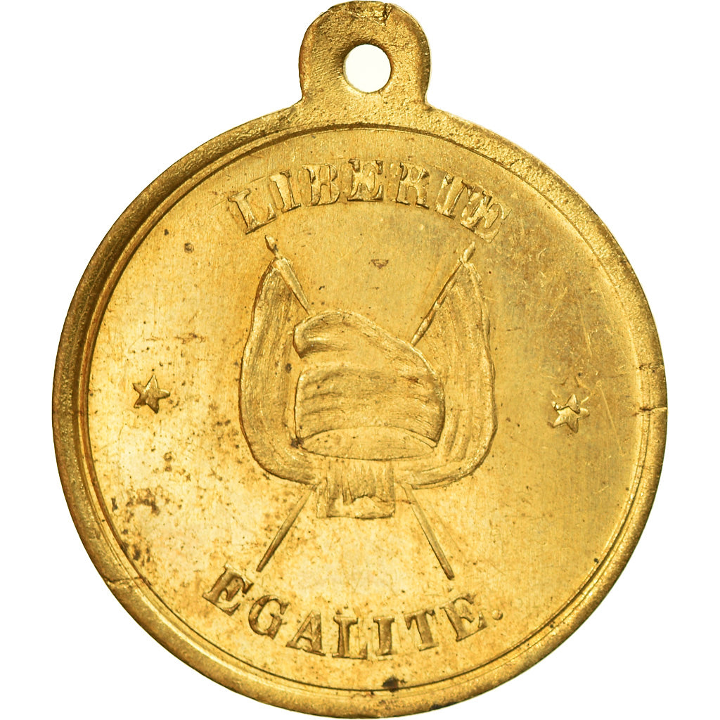 France, Medal, Deuxième République, Révolution, Journées de février, 1848