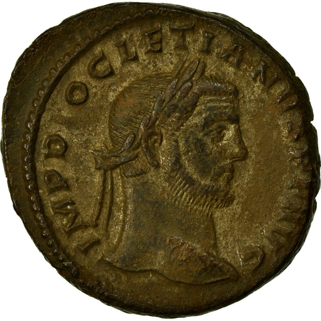 Diocletian, Follis, Trier, Copper, AU(55-58), Cohen:93