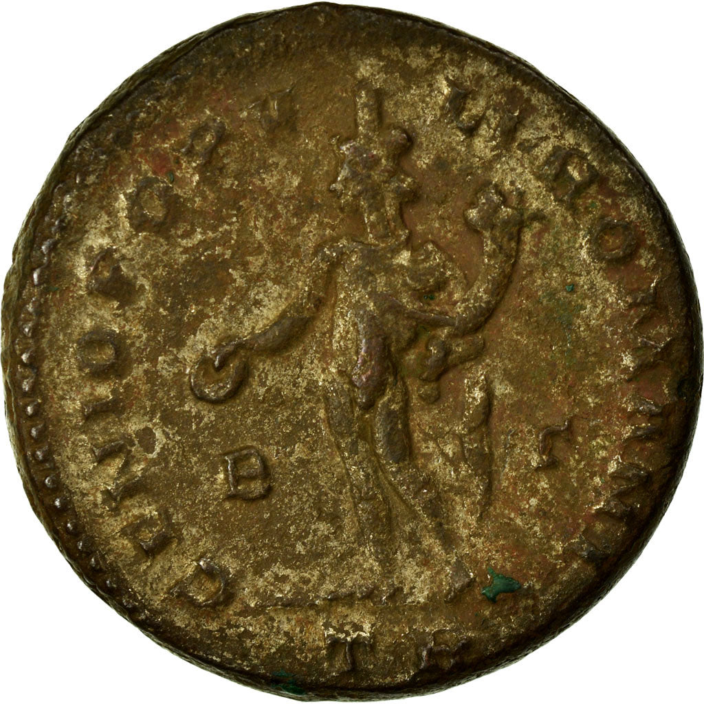 Diocletian, Follis, Trier, Copper, AU(50-53), Cohen:93