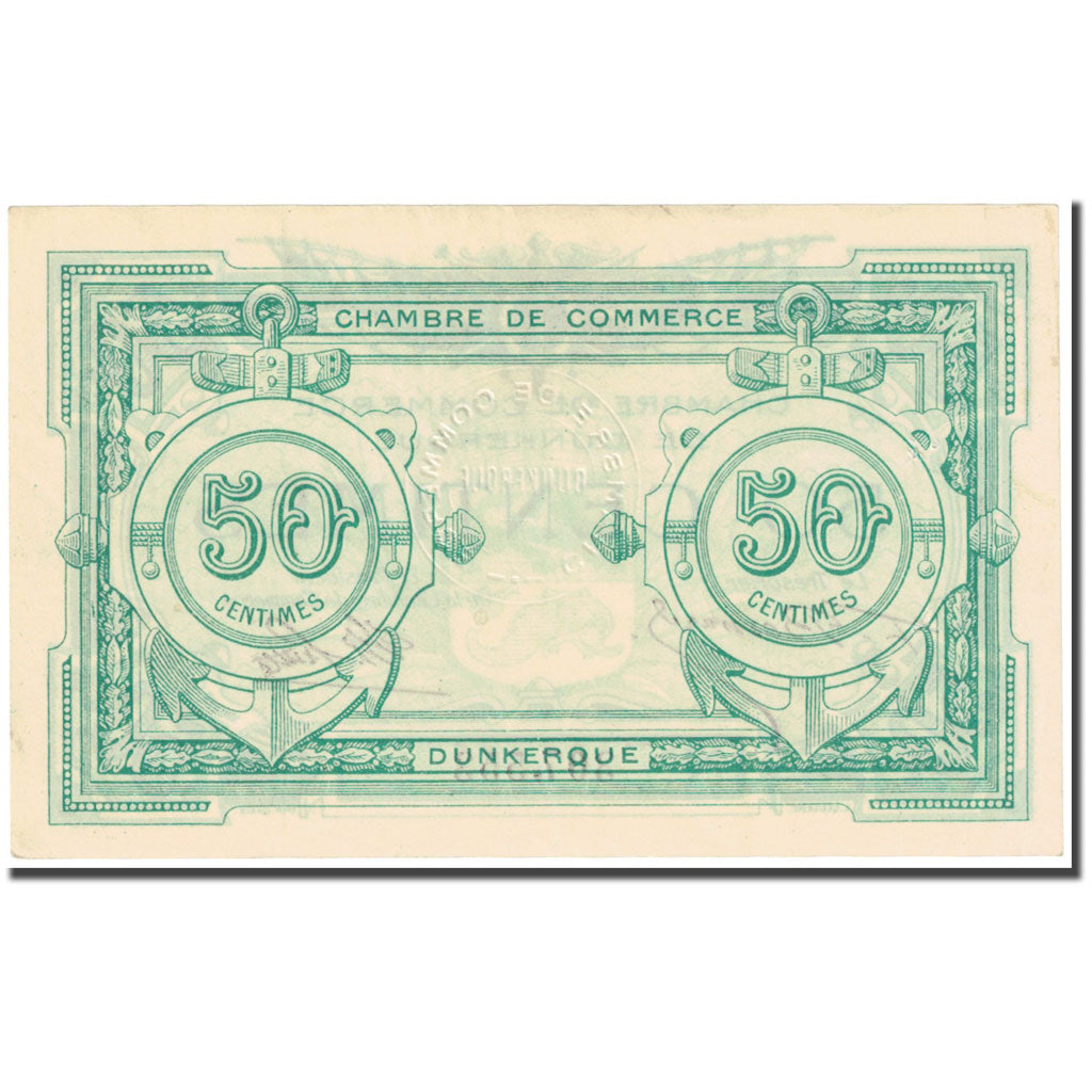 Francia, Dunkerque, 50 Centimes, BB, Pirot:54-01